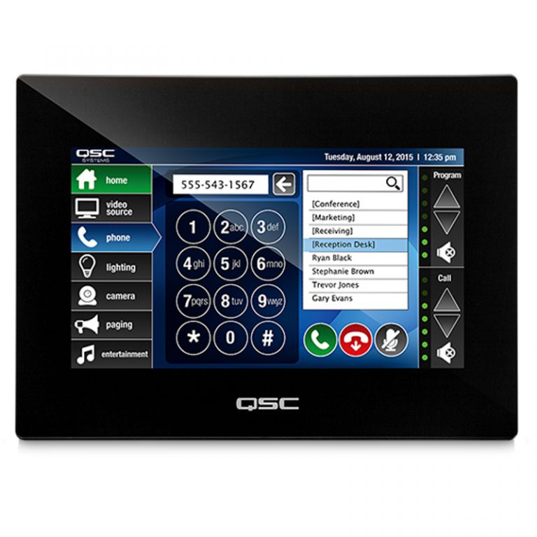QSC Touch Screen Controller - Sound Solutions Canada